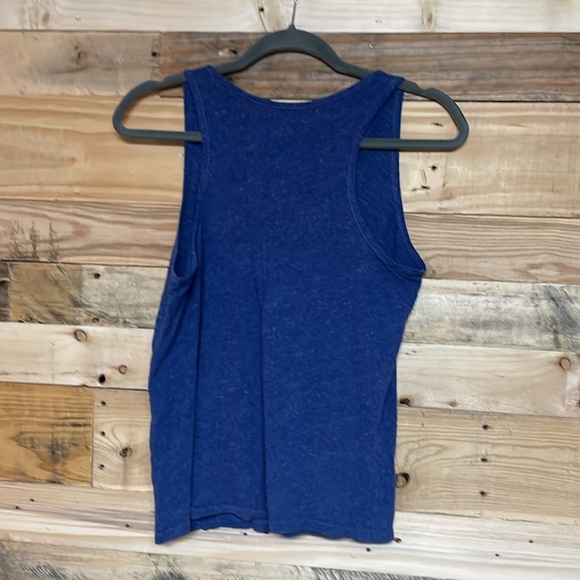J Crew Size Small Heather Blue Vintage Cotton Super Soft And Stretchy Tank Top - Picture 7 of 7